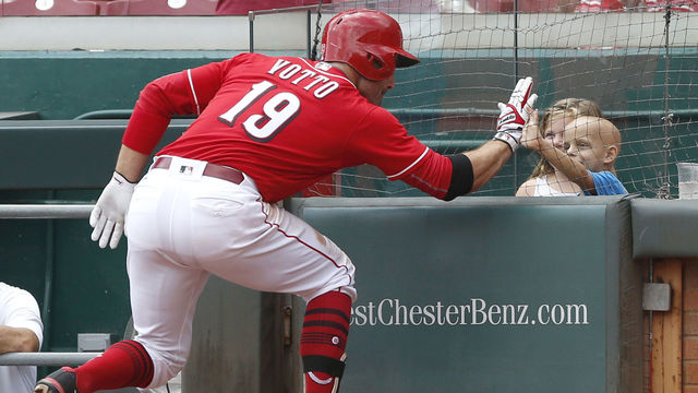 Joey Votto talks strike-zone management - and praises umpires