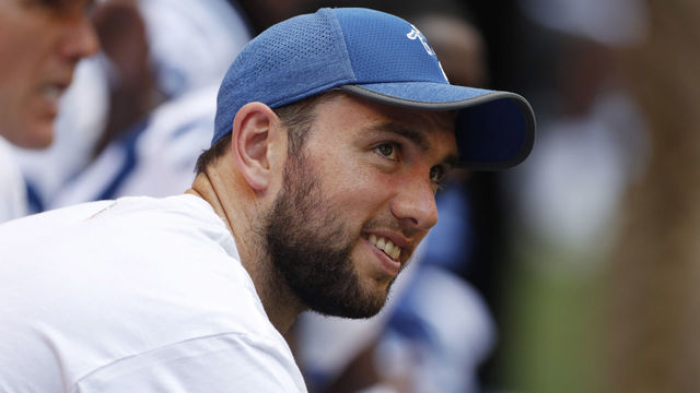 Luck starts light practice schedule, won't play Week 5