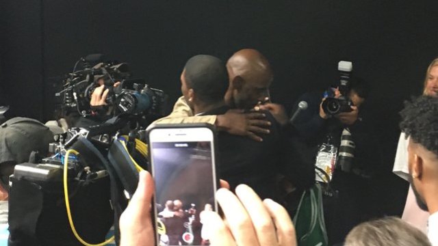 Watch: Kyrie hands No. 11 Celtics jersey to father