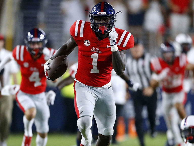A.J. Brown breaks Ole Miss' singlegame receiving yards record