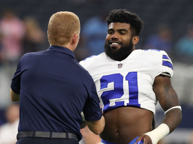 Cowboys' Garrett: Elliott to practice 'until someone tells him not to'
