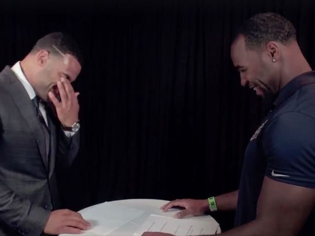 Watch: NFL rookies try not to laugh at each other's terrible jokes