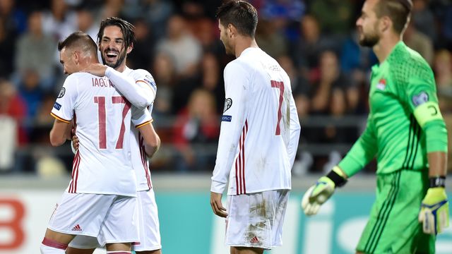 Spain hits Liechtenstein for 8, again