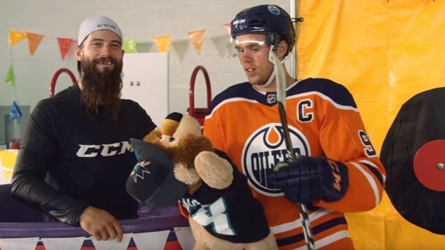 McDavid, Burns go head-to-head in hockey carnival games