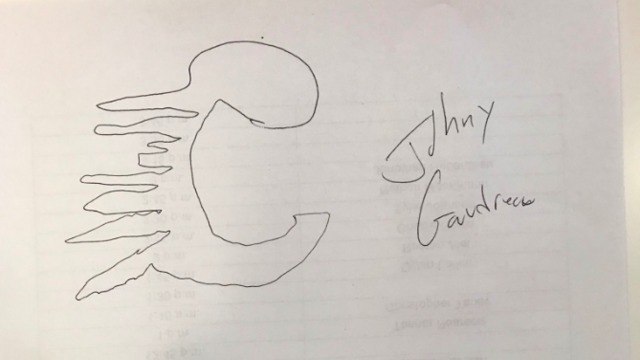 Look: NHLers sketch their team logos with mixed results