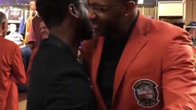 Watch: Wade congratulates T-Mac on HOF induction