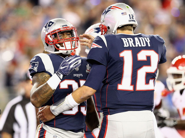 Watch: Patriots' Gillislee scores 1st TD of 2017 season