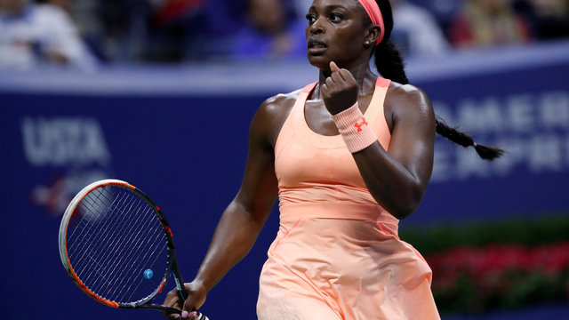 Sloane Stephens dug in, stepped up, and took it from Venus Williams