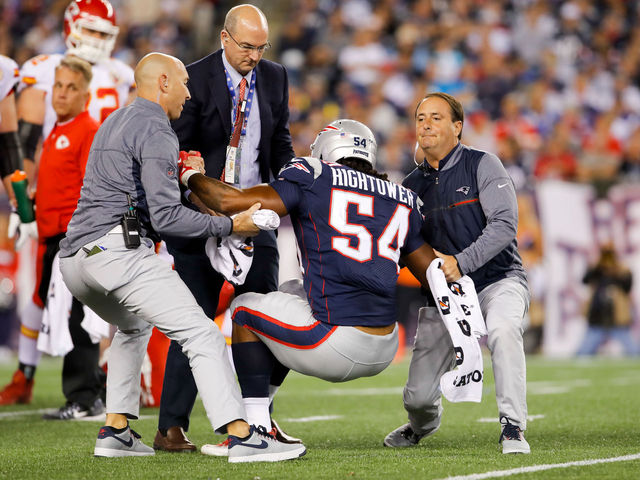 Patriots' Hightower, Burkhead inactive vs. Texans