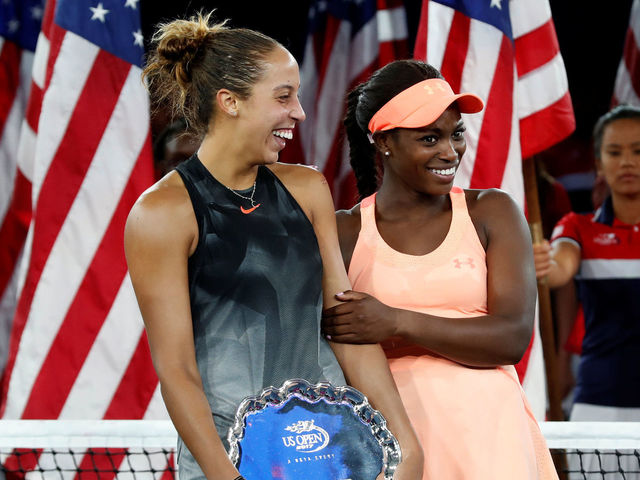 Watch: Stephens amazed at winner's check, Keys offers to hold it for her