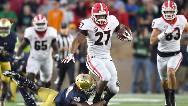 Browns add bruiser Nick Chubb to backfield