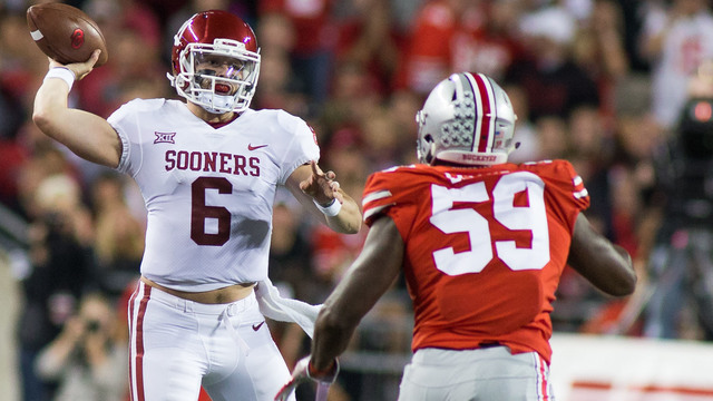 Mayfield apologizes for planting Oklahoma flag at Ohio Stadium