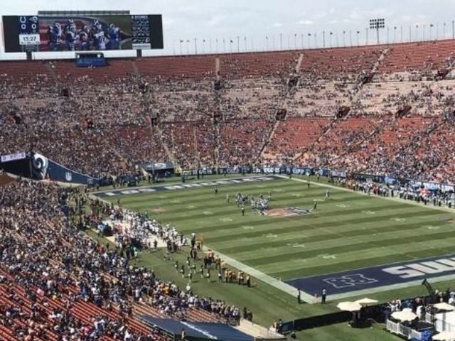The Chargers move apparently stole all the Rams fans in L.A.