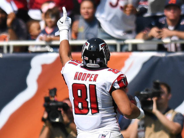 Falcons' Hooper: 'I think I blacked out' on 88-yard TD catch