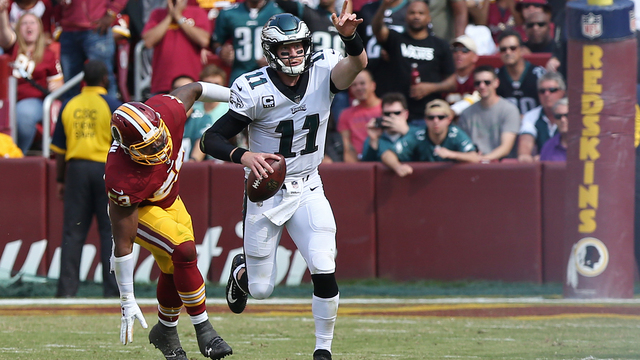 Redskins' Gruden: Wentz progressing faster than any QB I've seen