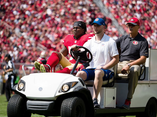 X-Rays come back negative on 49ers' Foster