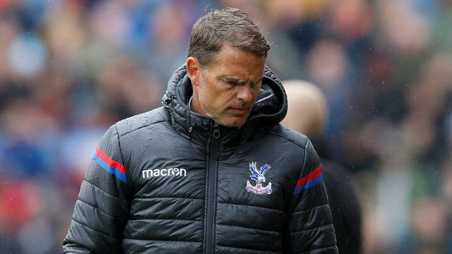 Crystal Palace sacks Frank de Boer after 77 days at helm