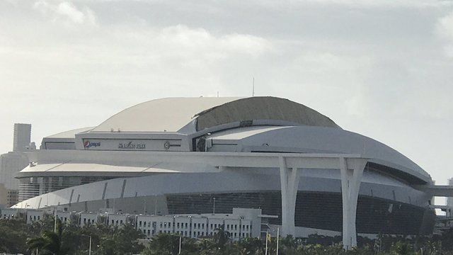 Marlins Park roof appears damaged by Hurricane Irma