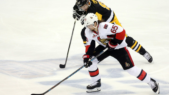 Sens' Karlsson won't play until he's 100 percent, even if it's not until November