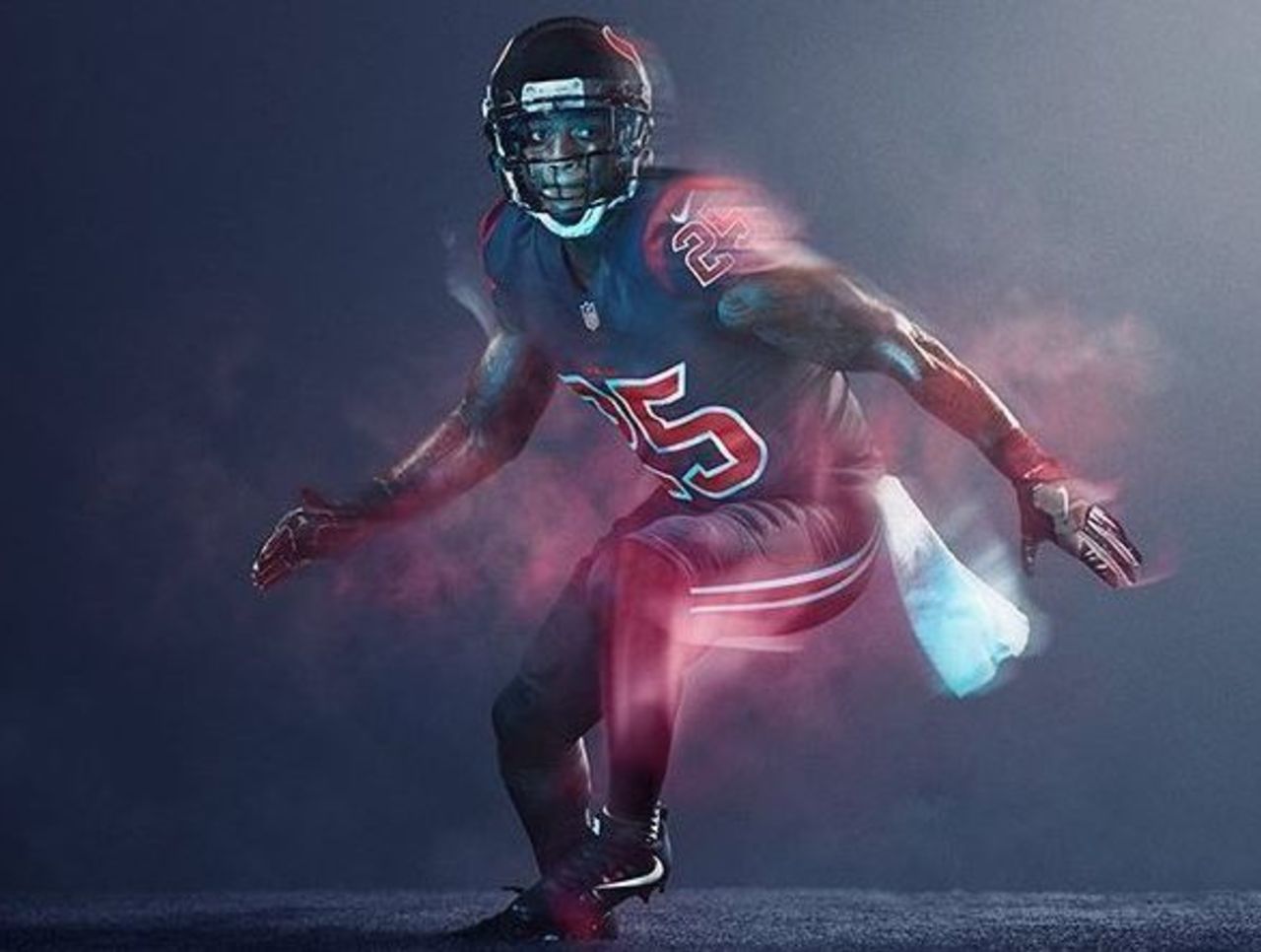Texans Rocking Color Rush Unis On Tnf Thescore Com Tnf Color Rush 2022