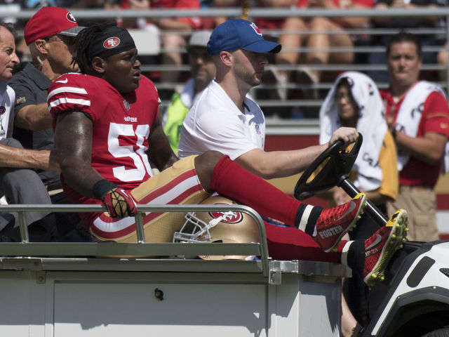 49ers' Foster won't play vs. Seahawks