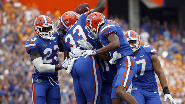 Watch: Florida defense continues carrying putrid offense with pick-6