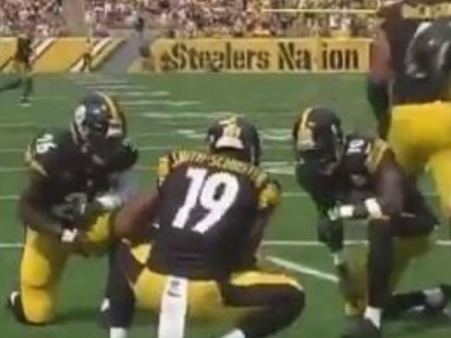 Watch: Steelers roll the dice with TD celebration