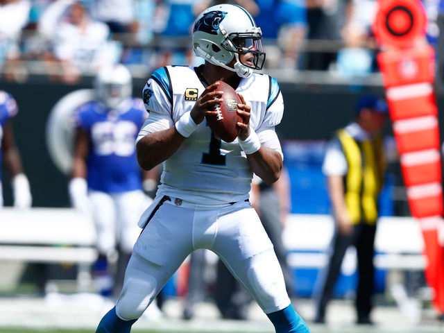 Newton says he escaped with twisted ankle in win vs. Bills