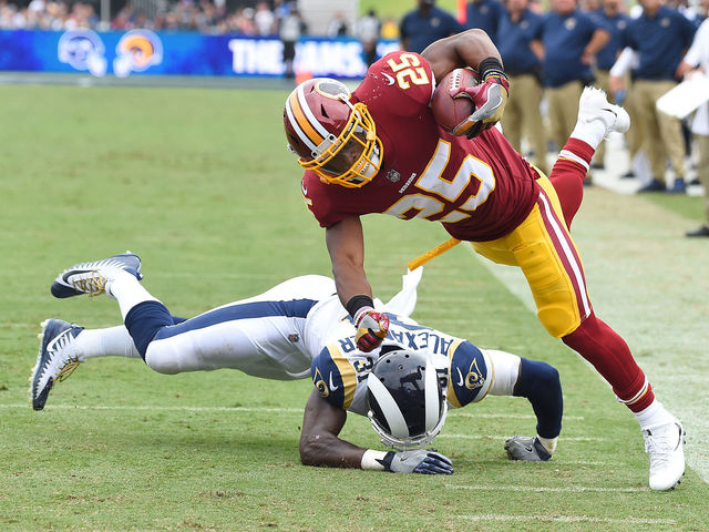 Watch: Redskins' Thompson turns on the jets for 61-yard TD