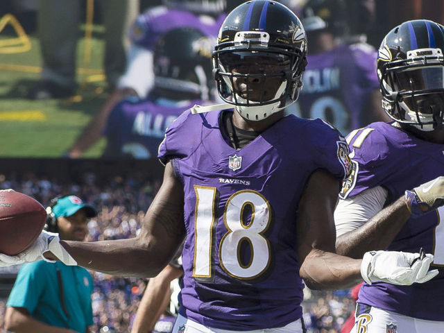 Ravens' Maclin out vs. Vikings after testing shoulder in warmups