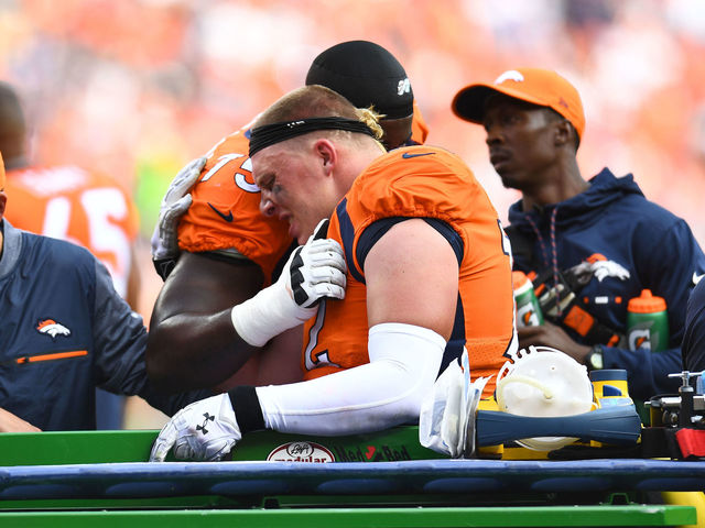 Broncos' Bolles active vs. Bills after surprising recovery from ankle injury