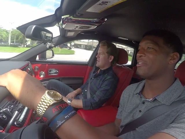 Watch: Jameis Winston takes $400K Rolls-Royce for a spin