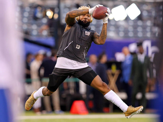 Watch: OBJ celebrates active status with series of team handshakes