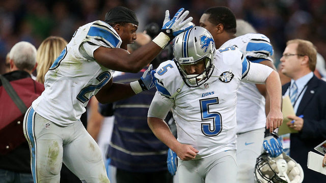 Watch: Lions' Prater hits 56-yard FG in remarkably dramatic fashion