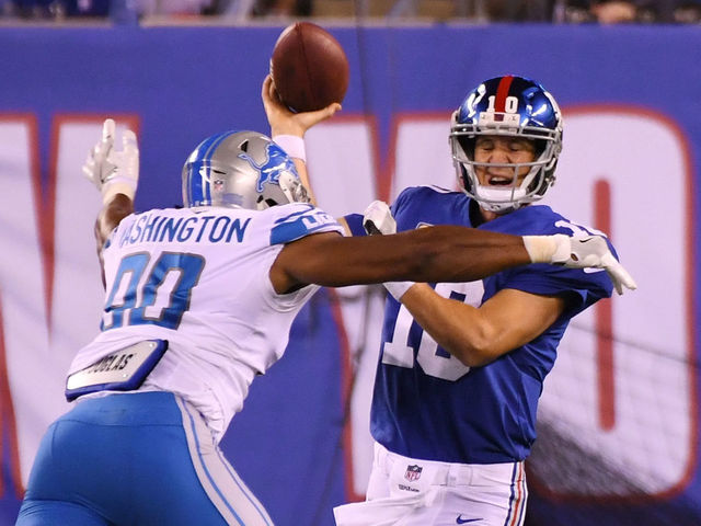 Woeful offensive line destroying Giants' playoff hopes