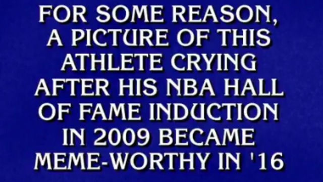 Watch: 'Jeopardy!' contestant nails clue on Crying Jordan meme