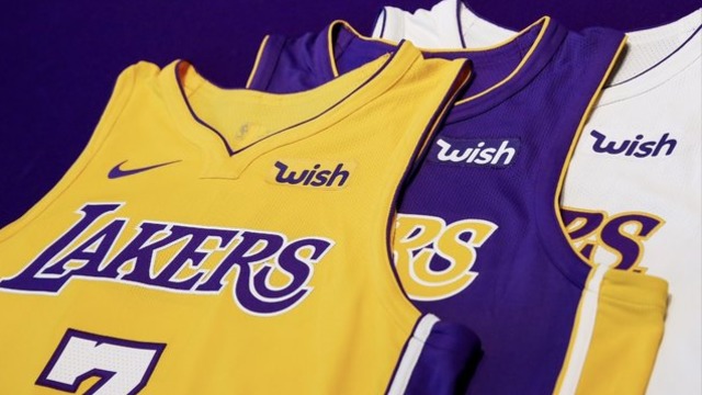 Lakers sign jersey-patch deal with Wish