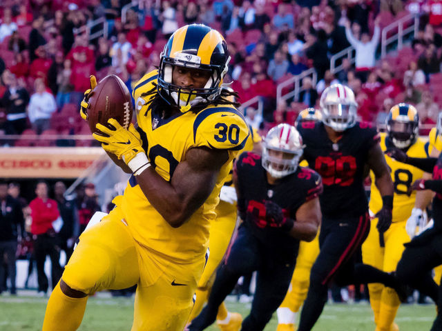 Watch: Watkins, Gurley power Rams to 5th TD vs. 49ers