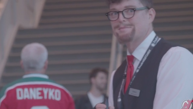 Watch: Devils' Schneider goes undercover as arena employee