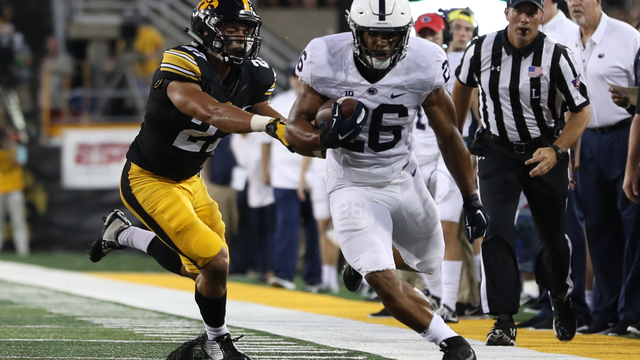 Watch: Saquon Barkley reminds Iowa he's impossible to tackle