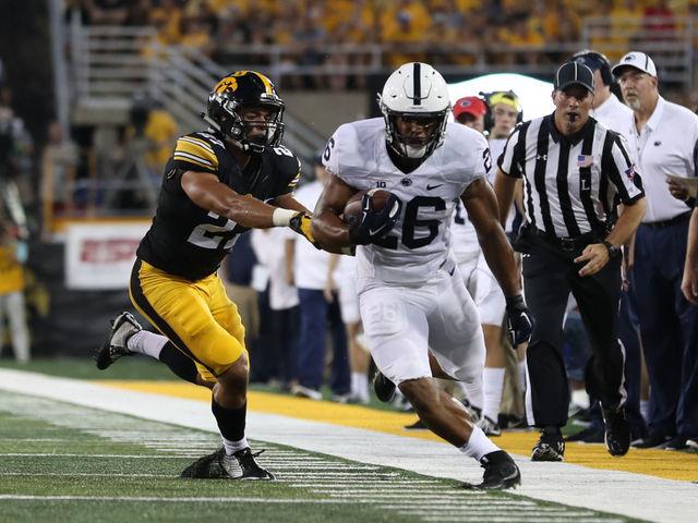 Watch: Saquon Barkley reminds Iowa he's impossible to tackle
