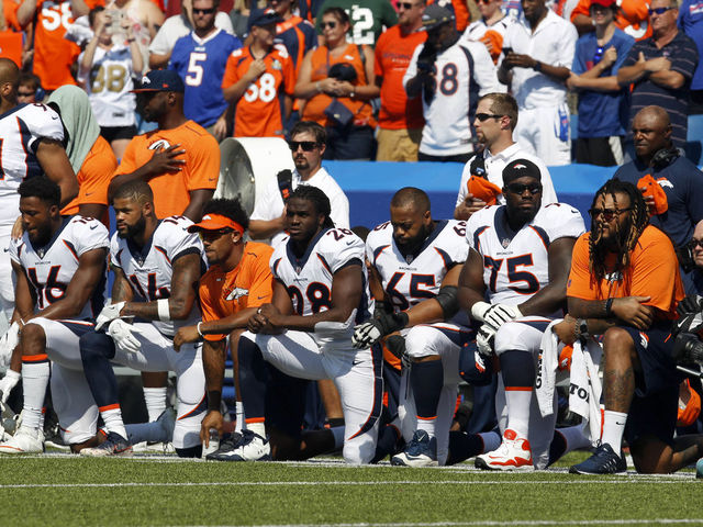 NFL won't require players to be on field for anthem; teams can be fined for protests