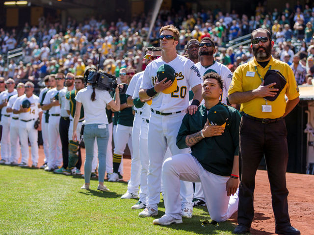 A's Maxwell: If kneeling drives me out of baseball 'then so be it'