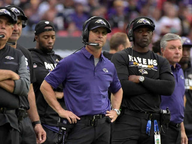 Harbaugh: No plans to play in UK again soon after blowout loss