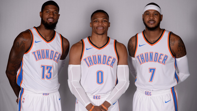 Melo, George recruiting Wade to Thunder: 'You know where you belong'