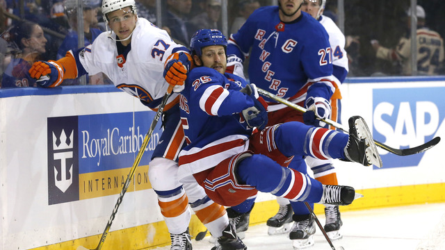 Rangers' Desjardins suspended 2 games for check to head of Devils' Wood