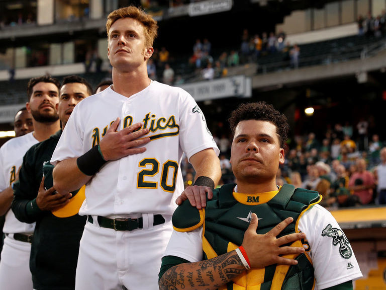 A's Mark Canha speaks out on social injustice, Bruce Maxwell's