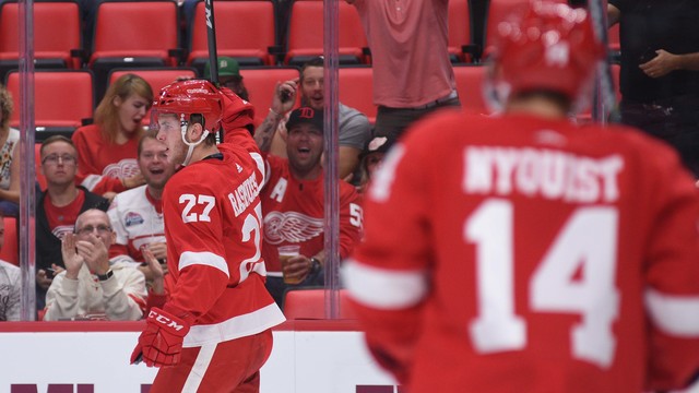 Red Wings' Rasmussen impressing at training camp