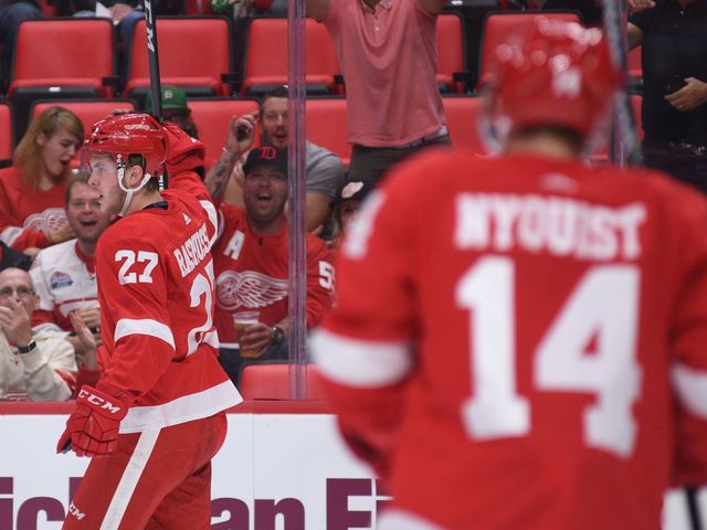 Red Wings' Rasmussen impressing at training camp