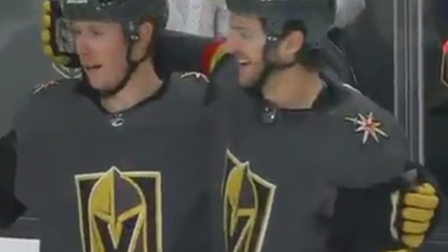 Eakin opens scoring in Golden Knights' preseason home opener